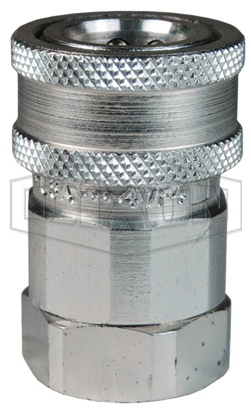 DQC V-Series Snap-Tite H/IH Interchange Valved Female Coupler